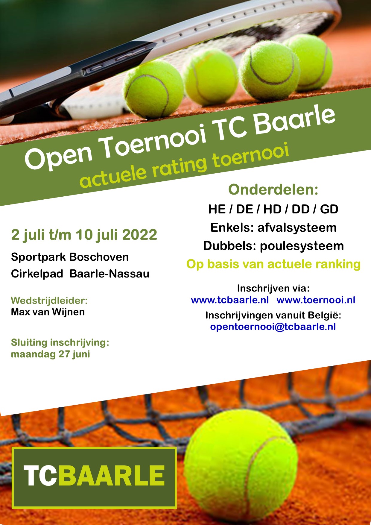 TC Baarle Open Toernooi 2022